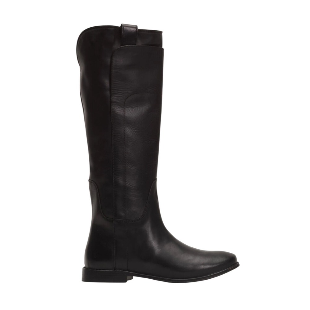 Frye Vintage Paige Black Leather Tall Equestrian Riding Boots Women's Size 9.5